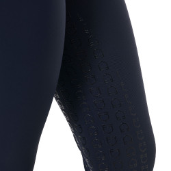 Pantaloni a vita alta con grip integrale da donna Equestro Marina Blu marino Pantaloni a vita alta con grip integrale da donna Equestro Marina Blu marino