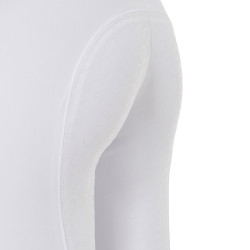 Pantaloni a vita alta con grip integrale da donna Equestro Bianco Pantaloni a vita alta con grip integrale da donna Equestro Bianco