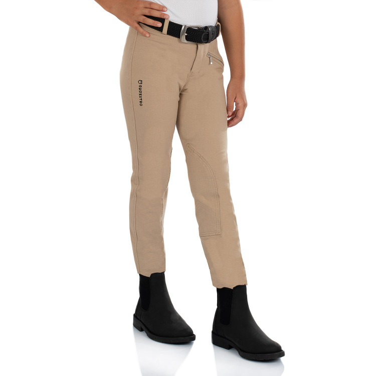 Pantaloni jodhpur da bambino Leilani in materiale stretch Equestro Pantaloni jodhpur da bambino Leilani in materiale stretch Equestro