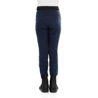 Pantaloni jodhpur da bambino Leilani in materiale stretch Equestro Marina Blu marino Pantaloni jodhpur da bambino Leilani in materiale stretch Equestro Marina Blu marino