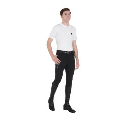 Pantaloni da uomo Zefiro in cotone stretch Equestro Pantaloni da uomo Zefiro in cotone stretch Equestro