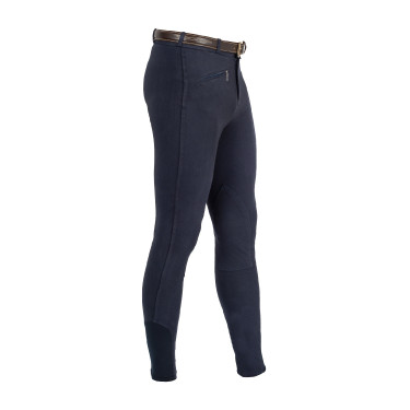 Pantaloni uomo Urano in cotone stretch Equestro Marina Blu marino