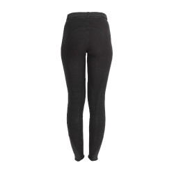 Pantaloni da donna Selene in cotone stretch Equestro Nero