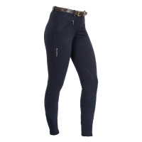 Pantaloni da donna Selene in cotone stretch Equestro Nero
