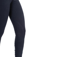 Pantaloni da donna Selene in cotone stretch Equestro Nero