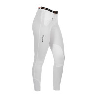Pantaloni da donna Selene in cotone stretch Equestro Bianco