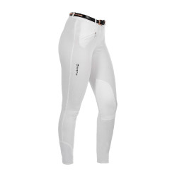 Pantaloni da donna Selene in cotone stretch Equestro Bianco