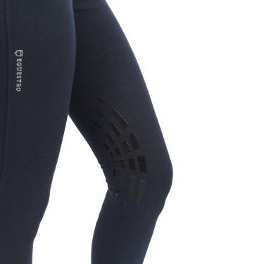 Pantaloni da donna Selene con grip al ginocchio in cotone stretch Equestro Pantaloni da donna Selene con grip al ginocchio in cotone stretch Equestro