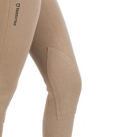 Pantaloni da donna Demetra in cotone stretch Equestro Bianco Pantaloni da donna Demetra in cotone stretch Equestro Bianco