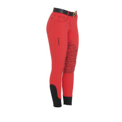Pantaloni da donna con grip al ginocchio in tessuto tecnico Xeni Equestro Pantaloni da donna con grip al ginocchio in tessuto tecnico Xeni Equestro
