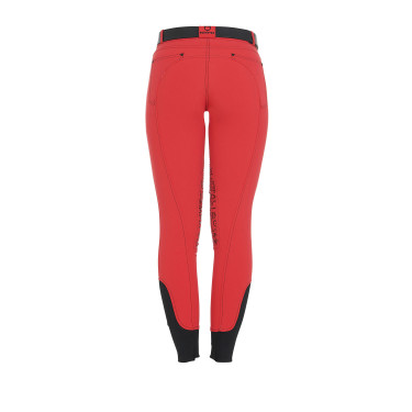 Pantaloni da donna con grip al ginocchio in tessuto tecnico Xeni Equestro Pantaloni da donna con grip al ginocchio in tessuto tecnico Xeni Equestro