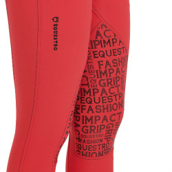 Pantaloni da donna con grip al ginocchio in tessuto tecnico Xeni Equestro Pantaloni da donna con grip al ginocchio in tessuto tecnico Xeni Equestro