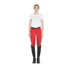 Pantaloni da donna con grip al ginocchio in tessuto tecnico Xeni Equestro Pantaloni da donna con grip al ginocchio in tessuto tecnico Xeni Equestro