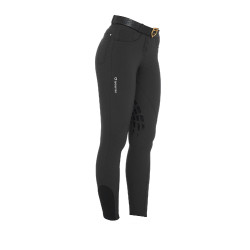 Pantaloni da donna con grip al ginocchio in tessuto tecnico Clio Equestro Pantaloni da donna con grip al ginocchio in tessuto tecnico Clio Equestro