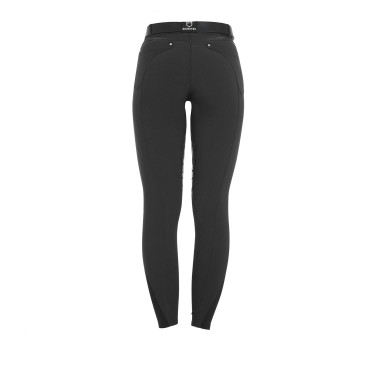 Pantaloni da donna con grip al ginocchio in tessuto tecnico Clio Equestro Pantaloni da donna con grip al ginocchio in tessuto tecnico Clio Equestro