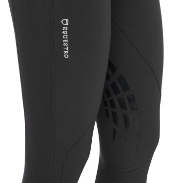 Pantaloni da donna con grip al ginocchio in tessuto tecnico Clio Equestro Pantaloni da donna con grip al ginocchio in tessuto tecnico Clio Equestro