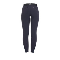 Pantaloni da donna con grip al ginocchio in tessuto tecnico Clio Equestro Bianco