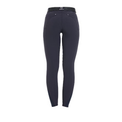 Pantaloni da donna con grip al ginocchio in tessuto tecnico Clio Equestro Pantaloni da donna con grip al ginocchio in tessuto tecnico Clio Equestro