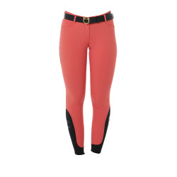 Pantaloni da donna con grip integrale Aria in tessuto tecnico Equestro Rosso papavero