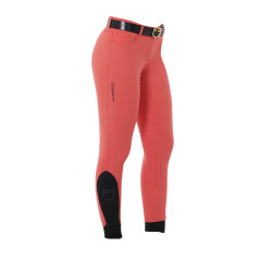 Pantaloni da donna con grip integrale Aria in tessuto tecnico Equestro Rosso papavero