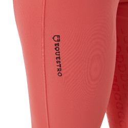 Pantaloni da donna con grip integrale Aria in tessuto tecnico Equestro Rosso papavero
