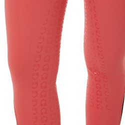 Pantaloni da donna con grip integrale Aria in tessuto tecnico Equestro Rosso papavero