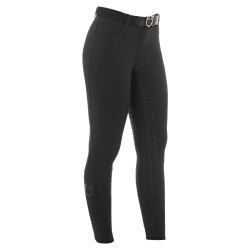Pantaloni da donna con grip integrale Aria in tessuto tecnico Equestro Nero