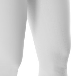 Pantaloni da donna con grip integrale Aria in tessuto tecnico Equestro Bianco