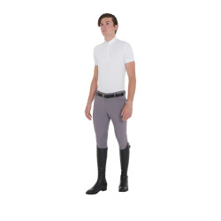 Pantaloni estivi da uomo Caspar Light Equestro Grigio chiaro