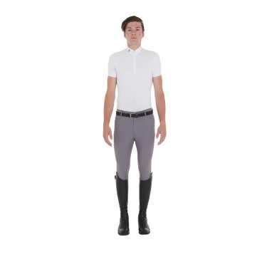 Pantaloni estivi da uomo Caspar Light Equestro Grigio chiaro