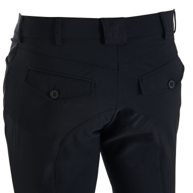 Pantaloni estivi da uomo Caspar Light Equestro Nero