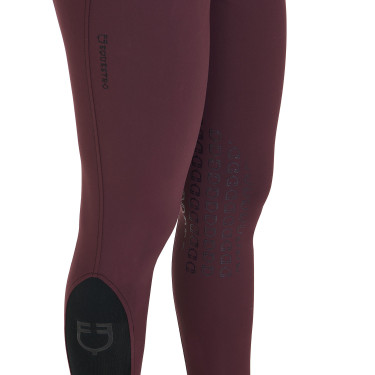 Pantaloni estivi da donna Zenda Light Equestro Prugna Viola