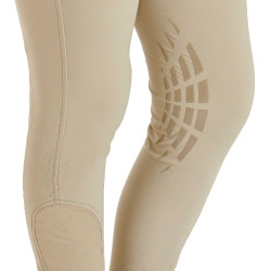 Pantaloni da bambino in tessuto tecnico Equestro Incenso Beige