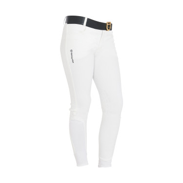 Pantaloni da bambino in tessuto tecnico Equestro Bianco