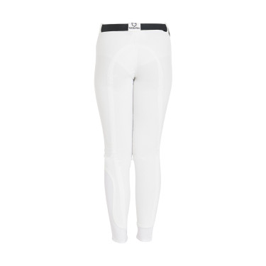 Pantaloni da bambino in tessuto tecnico Equestro Bianco