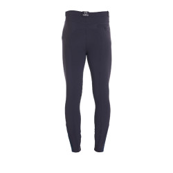 Pantaloni con grip al ginocchio da uomo in tessuto tecnico Equestro Pantaloni con grip al ginocchio da uomo in tessuto tecnico Equestro