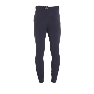Pantaloni con grip al ginocchio da uomo in tessuto tecnico Equestro Pantaloni con grip al ginocchio da uomo in tessuto tecnico Equestro