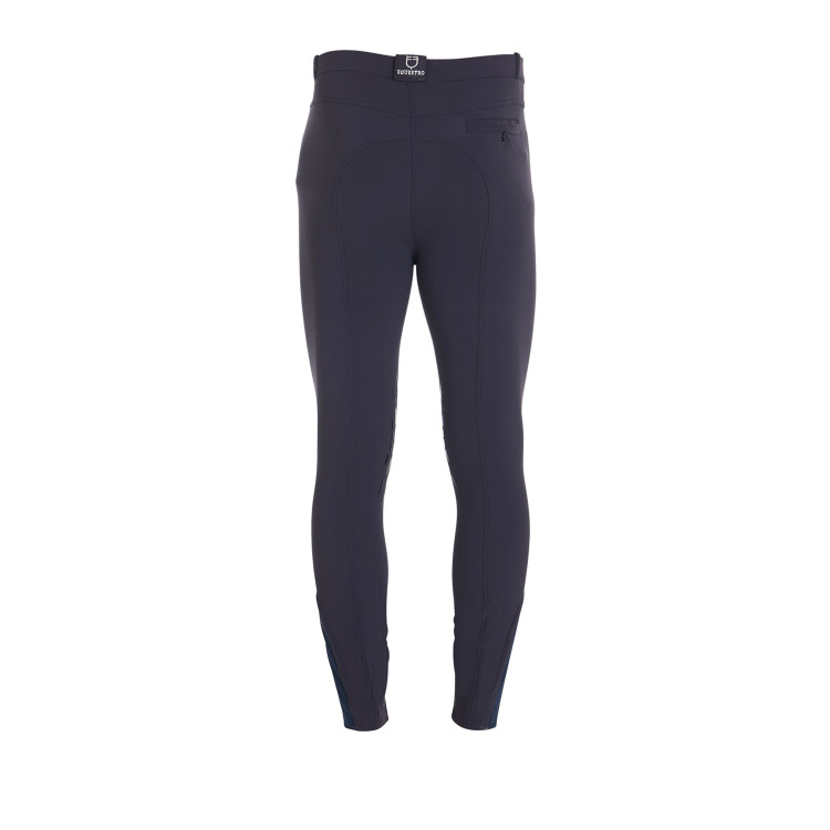 Pantaloni con grip al ginocchio da uomo in tessuto tecnico Equestro Pantaloni con grip al ginocchio da uomo in tessuto tecnico Equestro