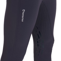Pantaloni con grip al ginocchio da uomo in tessuto tecnico Equestro Pantaloni con grip al ginocchio da uomo in tessuto tecnico Equestro