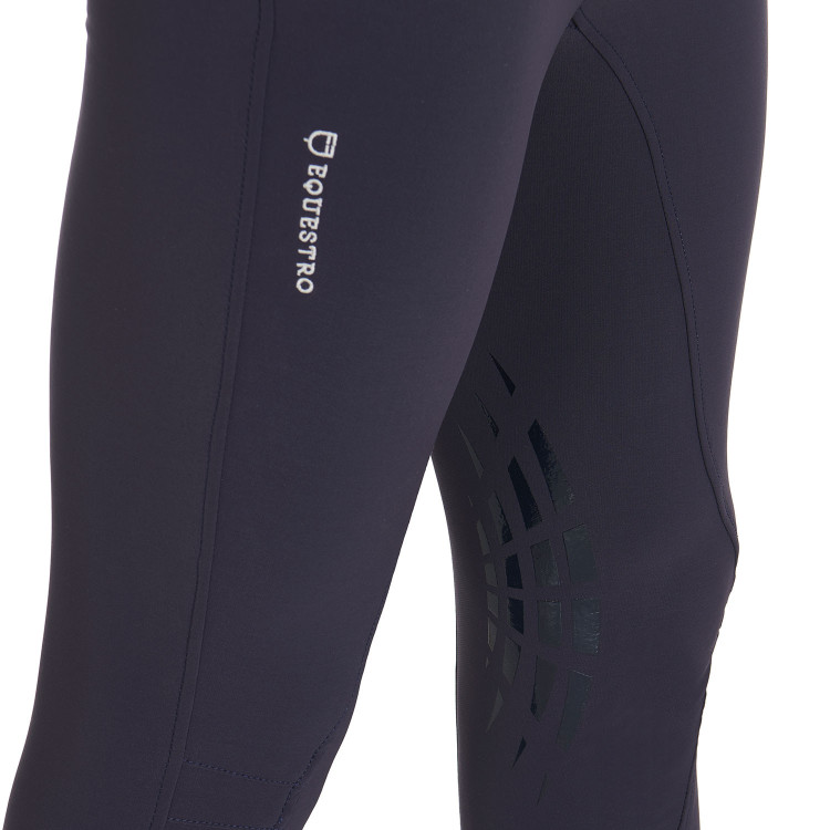 Pantaloni con grip al ginocchio da uomo in tessuto tecnico Equestro Pantaloni con grip al ginocchio da uomo in tessuto tecnico Equestro