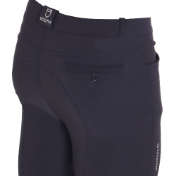 Pantaloni con grip al ginocchio da uomo in tessuto tecnico Equestro Pantaloni con grip al ginocchio da uomo in tessuto tecnico Equestro