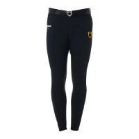 Pantaloni con grip al ginocchio da uomo collezione Scuderia Equestro Nero Pantaloni con grip al ginocchio da uomo collezione Scuderia Equestro Nero