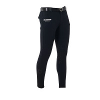 Pantaloni con grip al ginocchio da uomo collezione Scuderia Equestro Nero Pantaloni con grip al ginocchio da uomo collezione Scuderia Equestro Nero