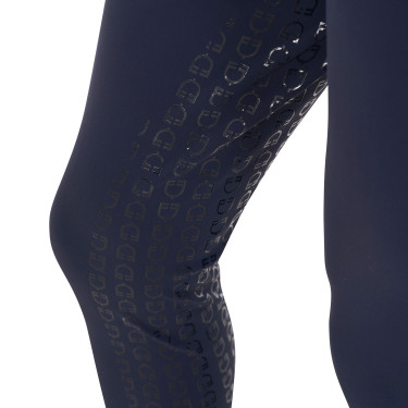 Pantaloni da uomo con grip completo in tessuto tecnico Equestro Blazer marine Blu marino