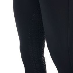 Pantaloni da uomo con grip completo in tessuto tecnico Equestro Nero