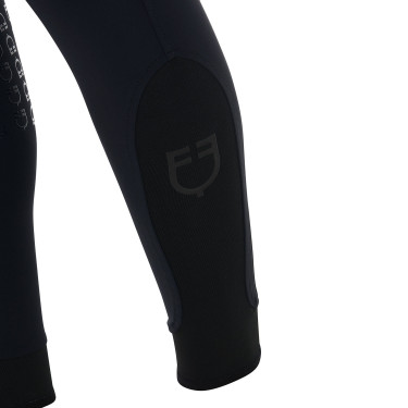 Pantaloni da uomo con grip completo in tessuto tecnico Equestro Nero