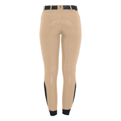 Pantaloni da donna aderenti con grip completo Aria Equestro Incenso Beige