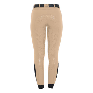 Pantaloni da donna aderenti con grip completo Aria Equestro Incenso Beige
