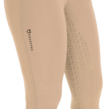 Pantaloni da donna aderenti con grip completo Aria Equestro Incenso Beige