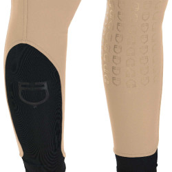 Pantaloni da donna aderenti con grip completo Aria Equestro Incenso Beige